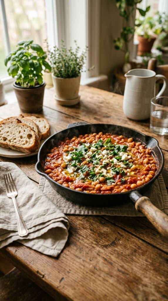 Chickpea and Tomato Skillet