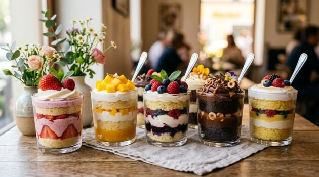 How to Make Cake Dessert Cups with Layers