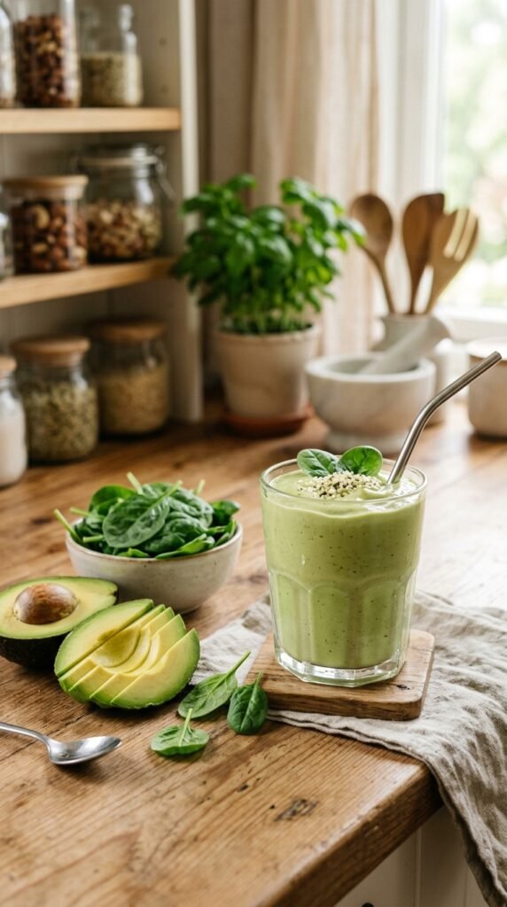Avocado Spinach Smoothie