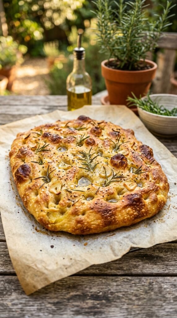 Herb and Garlic Focaccia