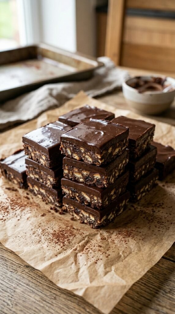 No-Bake Chocolate Biscuit Dessert