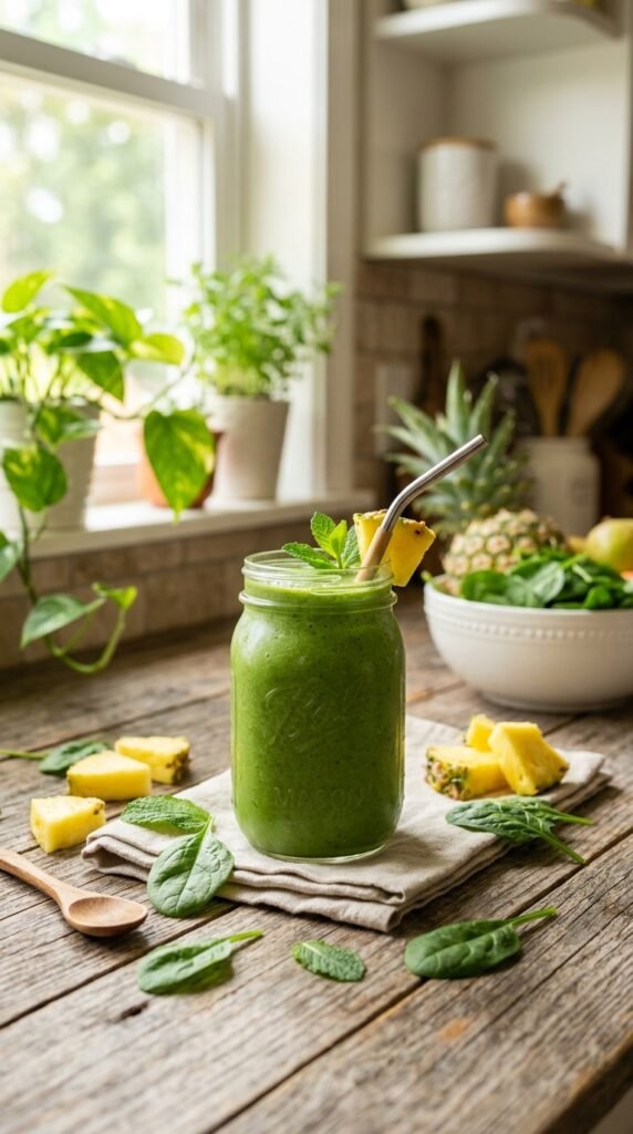 Green Spinach Pineapple Power