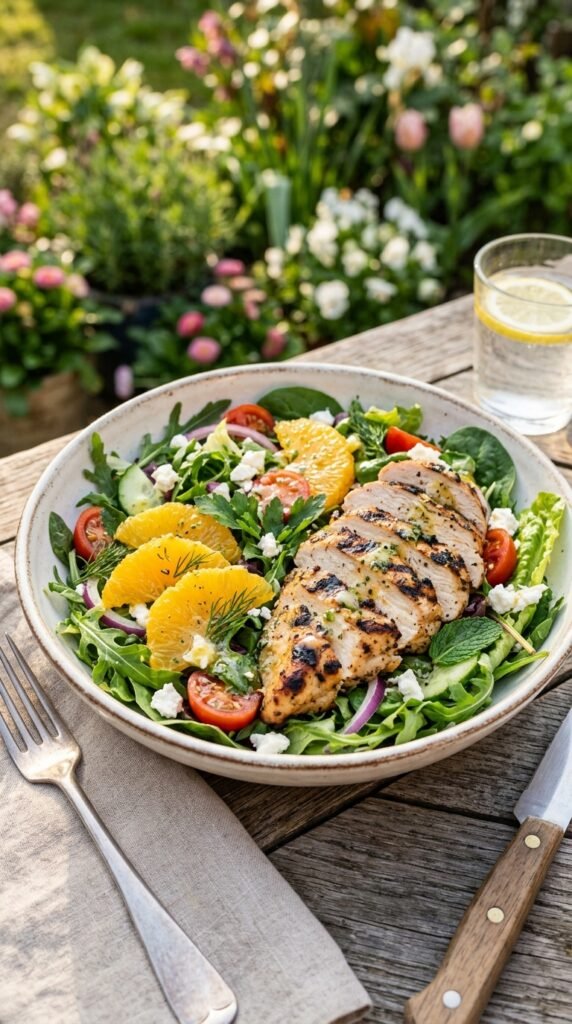 Grilled Chicken Salad with Citrus Dressing