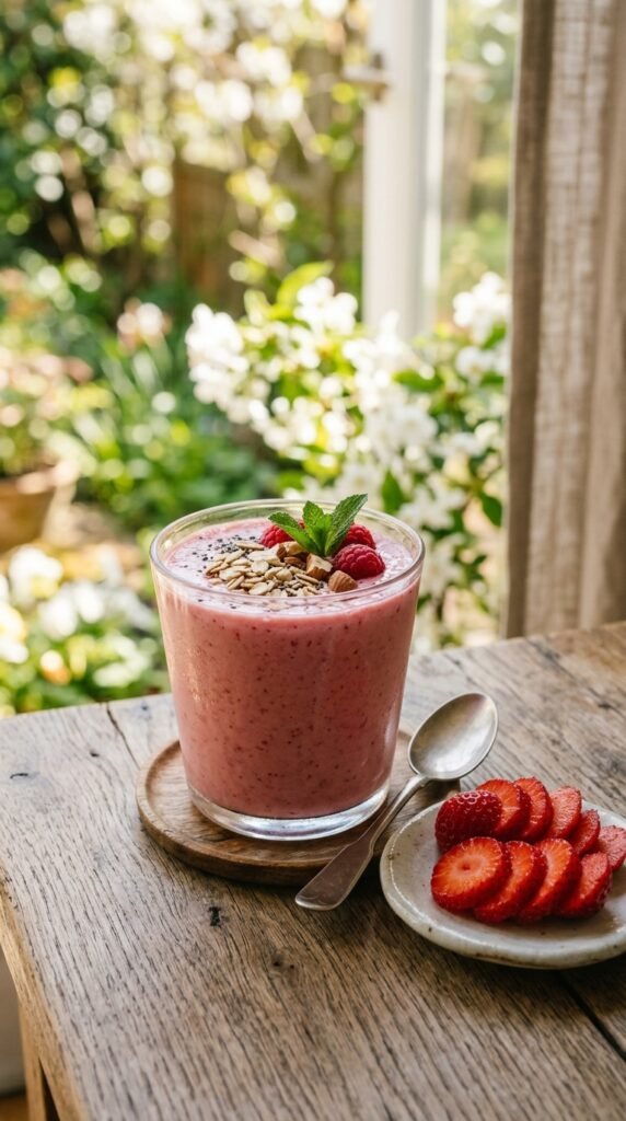 Strawberry Oat Shake