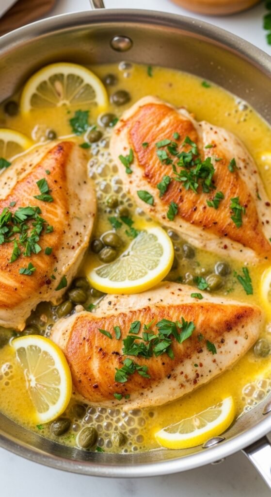 Skillet Chicken Piccata