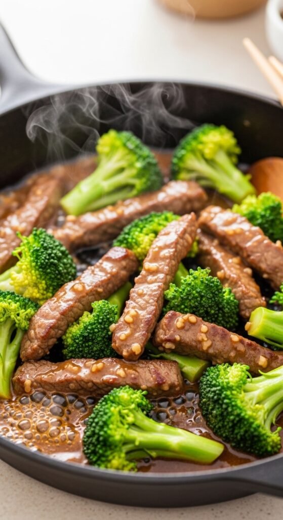 Skillet Beef and Broccoli Stir-Fry