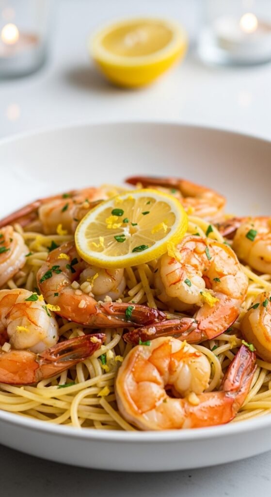 Shrimp Scampi with Garlic and Lemon