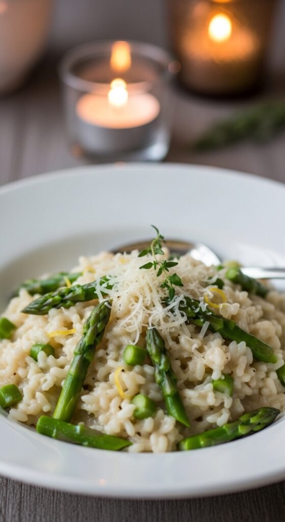 Lemon Asparagus Risotto