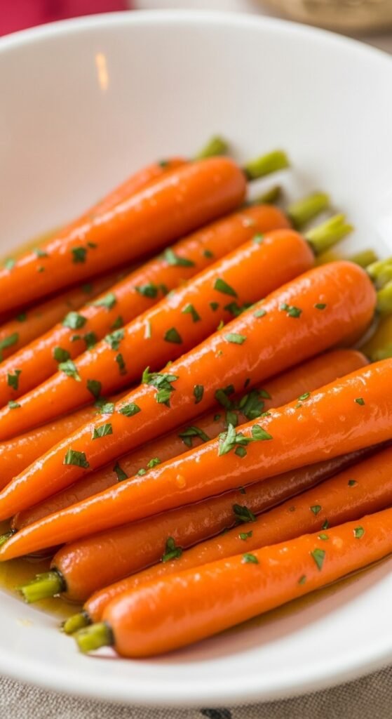 Lemon Honey Glazed Carrots