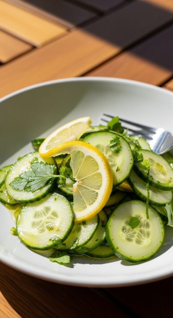 Lemon Cucumber Salad