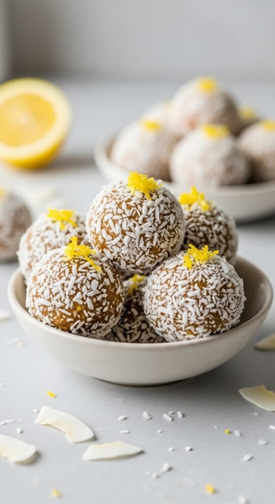 Lemon Coconut Energy Bites