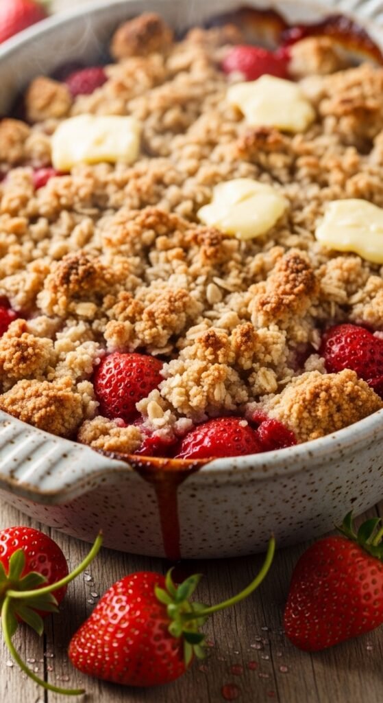 Strawberry Crumble