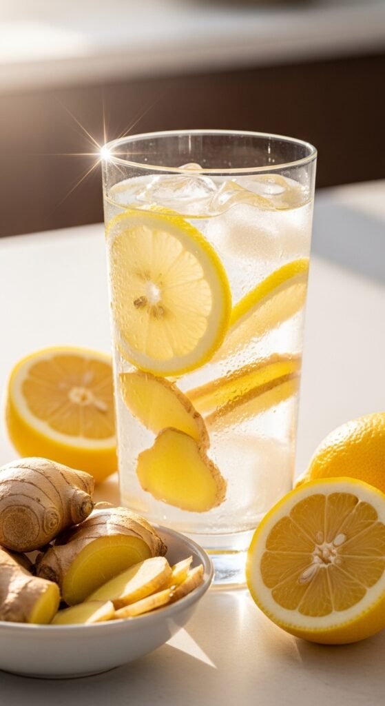 Lemon Ginger Detox Water