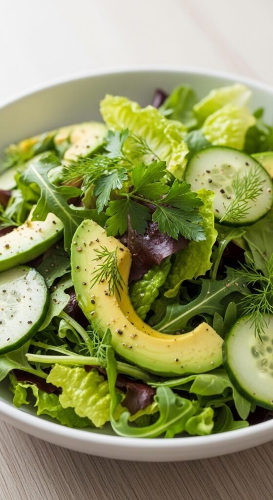 Avocado & Cucumber Detox Salad