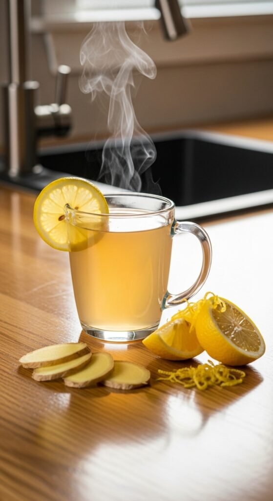 Ginger Lemon Detox Tea