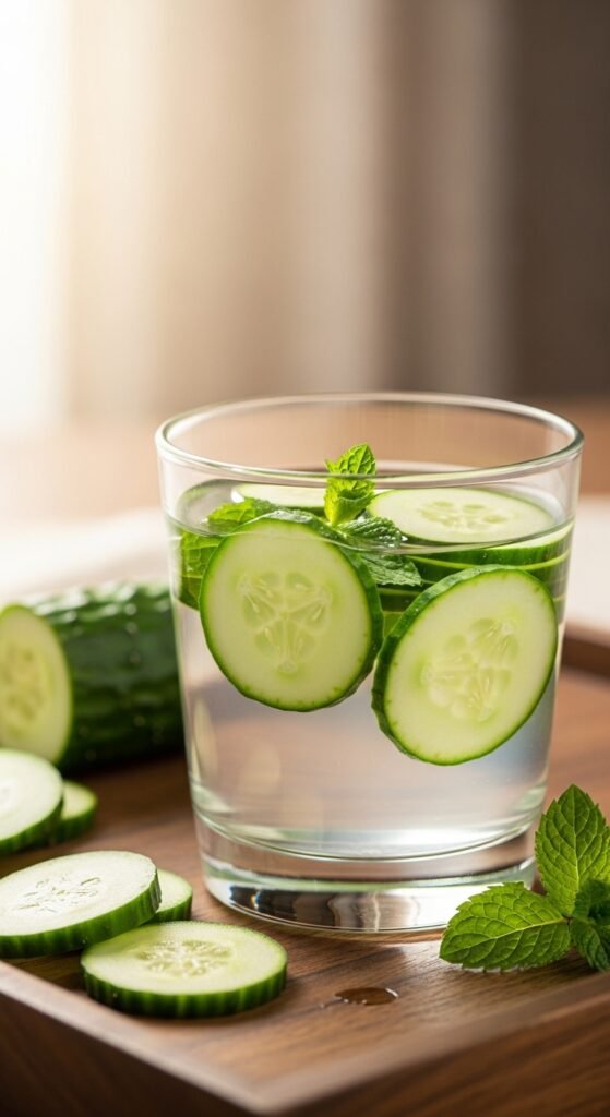 Cucumber Mint Detox Water