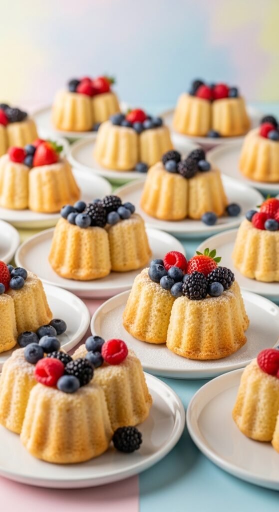 Mini Angel Food Cakes