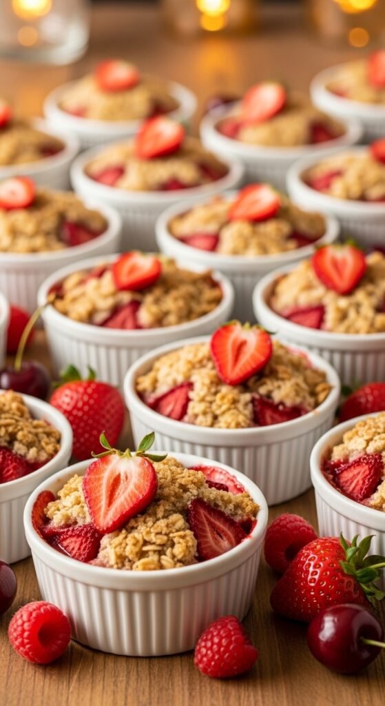 Strawberry Oat Crumble
