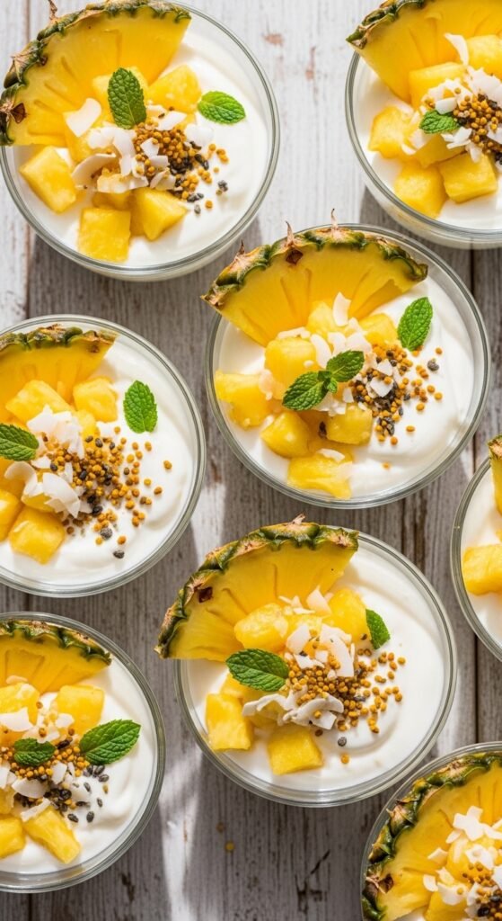 Pineapple Yogurt Bowls