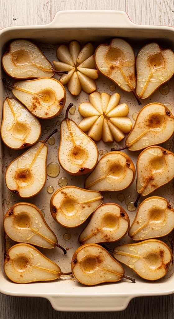 Vanilla Baked Pears