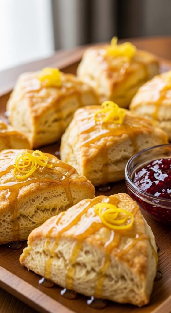 Honey Lemon Scones