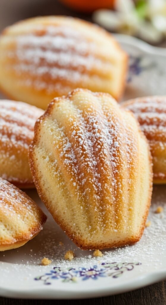 Orange Blossom Madeleines