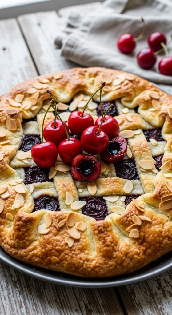 Cherry Almond Tart