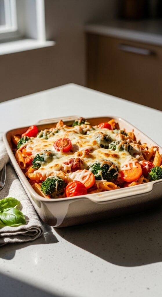 Creamy Veggie Pasta Bake