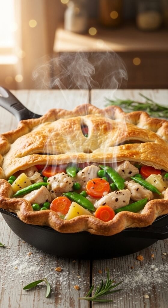 Chicken Pot Pie Skillet