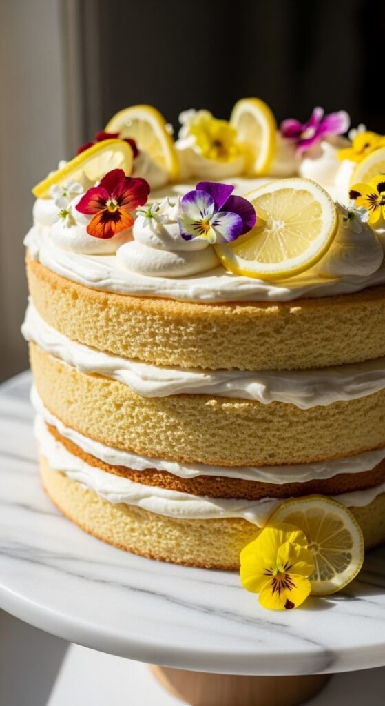 Lemon Blossom Layer Cake
