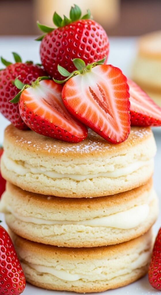Strawberry Shortcake Cookies