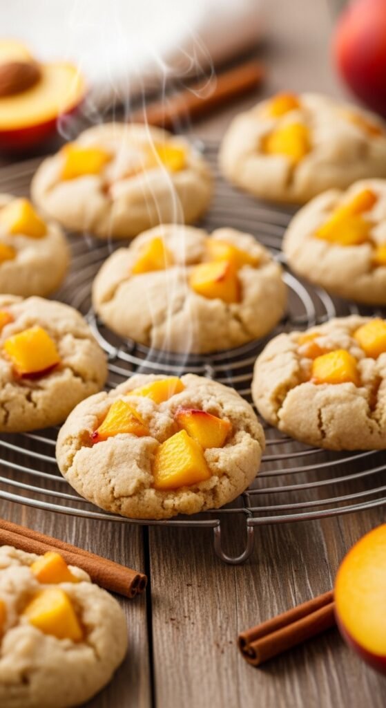 Peach Cobbler Cookies