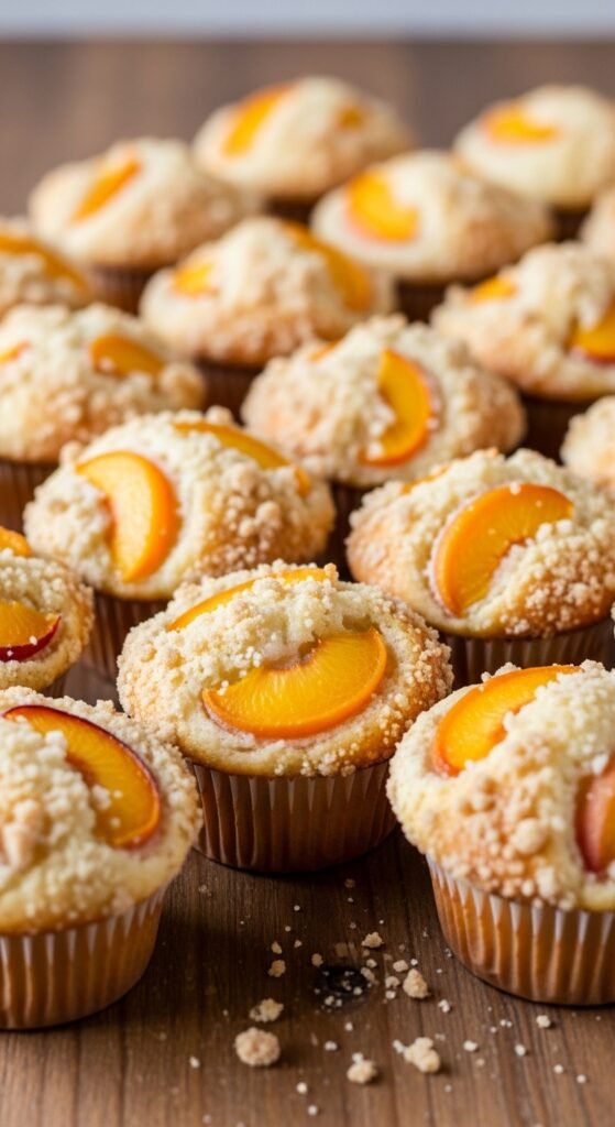 Peach Yogurt Muffins