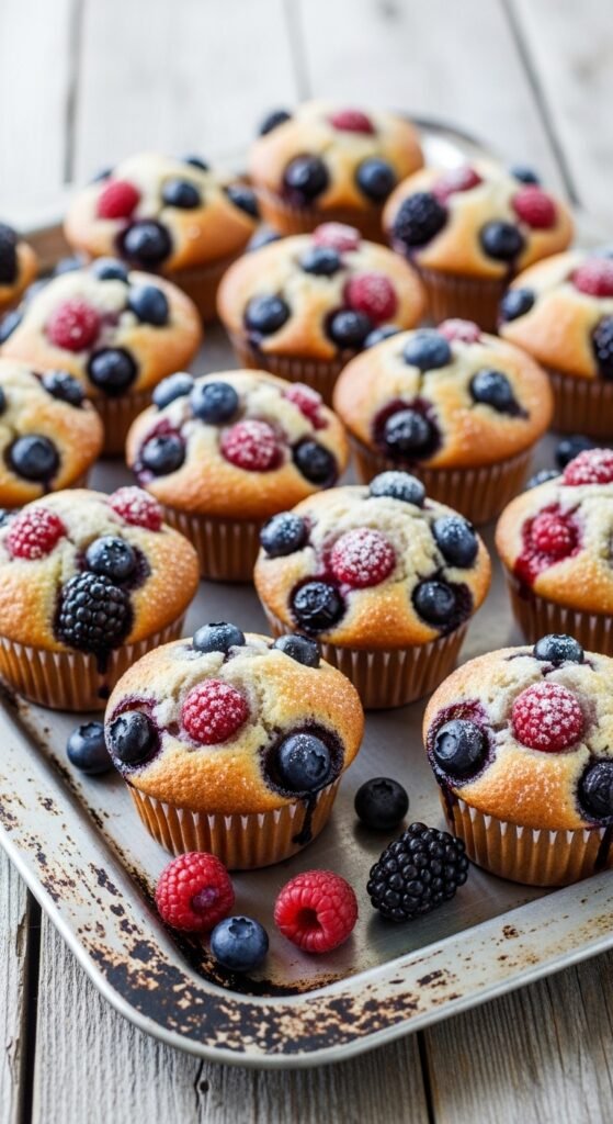 Mixed Berry Muffins