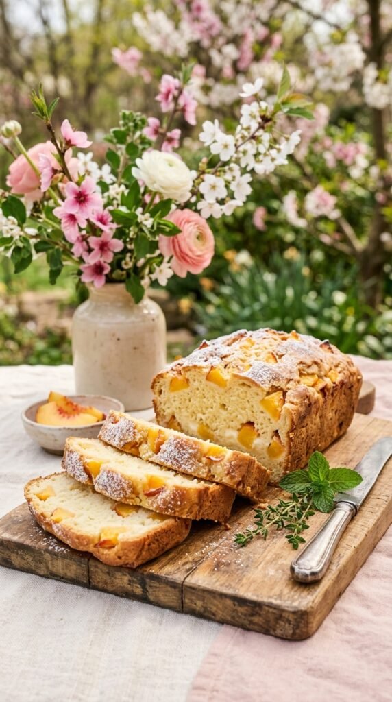 Peach Yogurt Bread