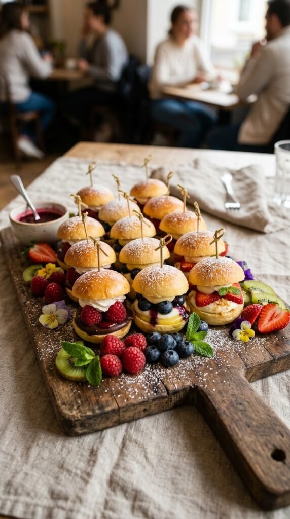 How to make dessert sliders