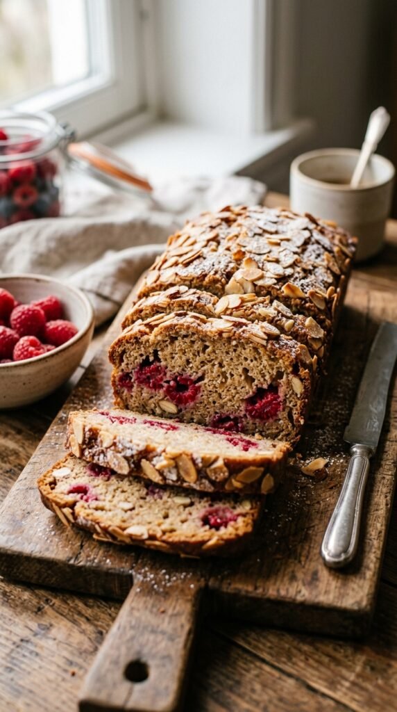 Raspberry Almond Sweet Bread