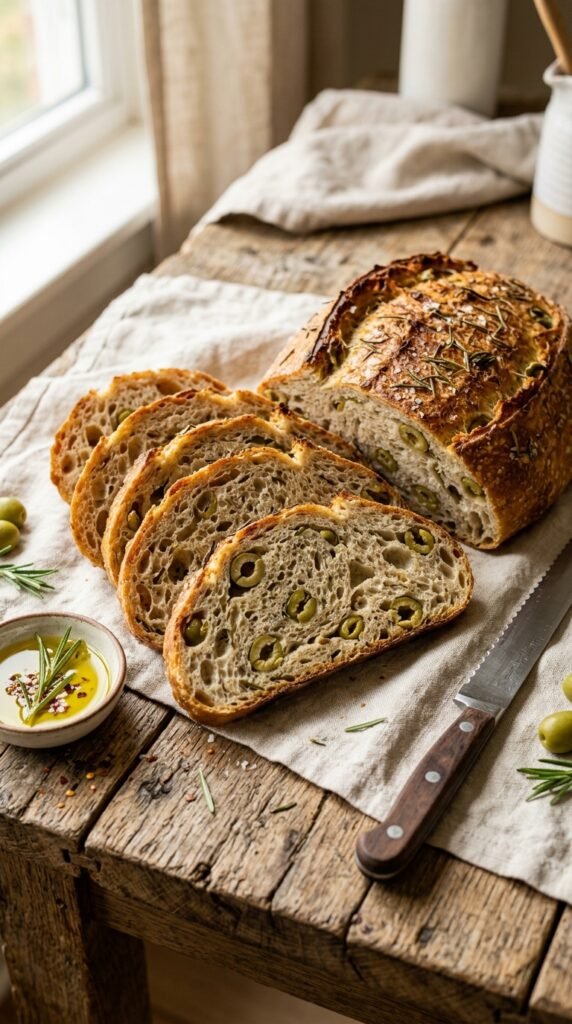 Rosemary Olive Bread