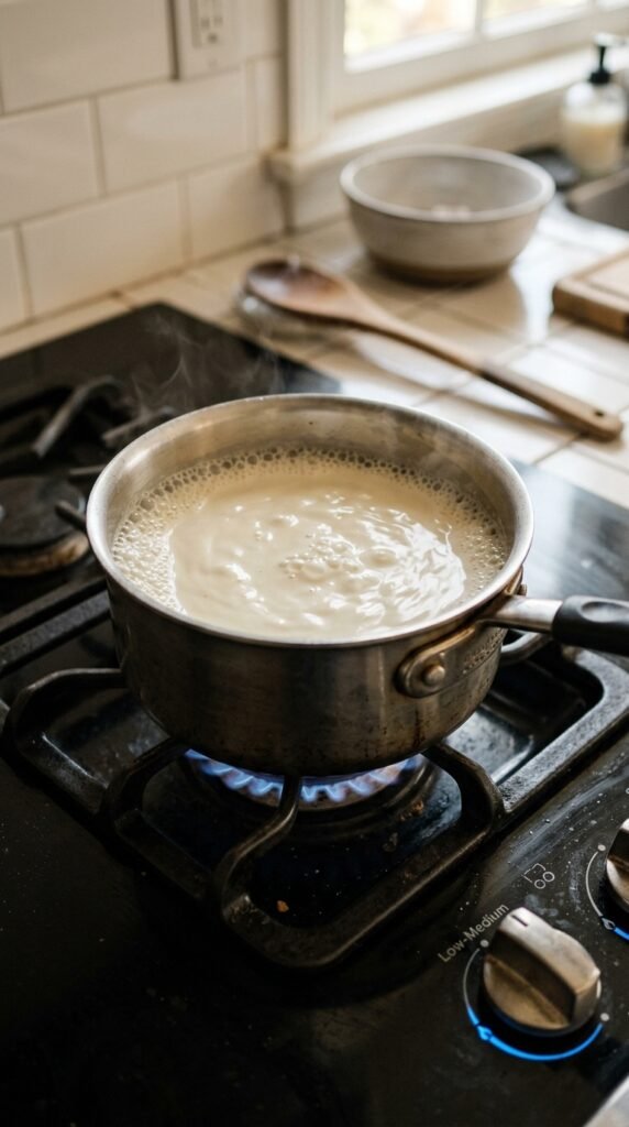 Heat the Heavy Cream