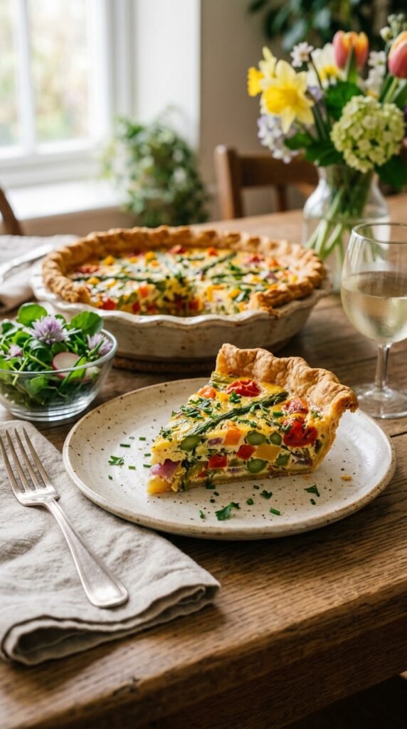 Spring Vegetable Quiche