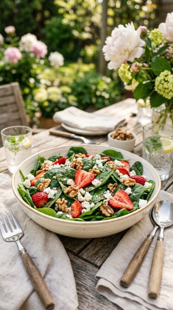 Strawberry Spinach Salad