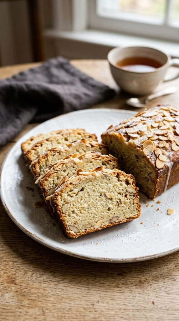 Vanilla Almond Tea Bread