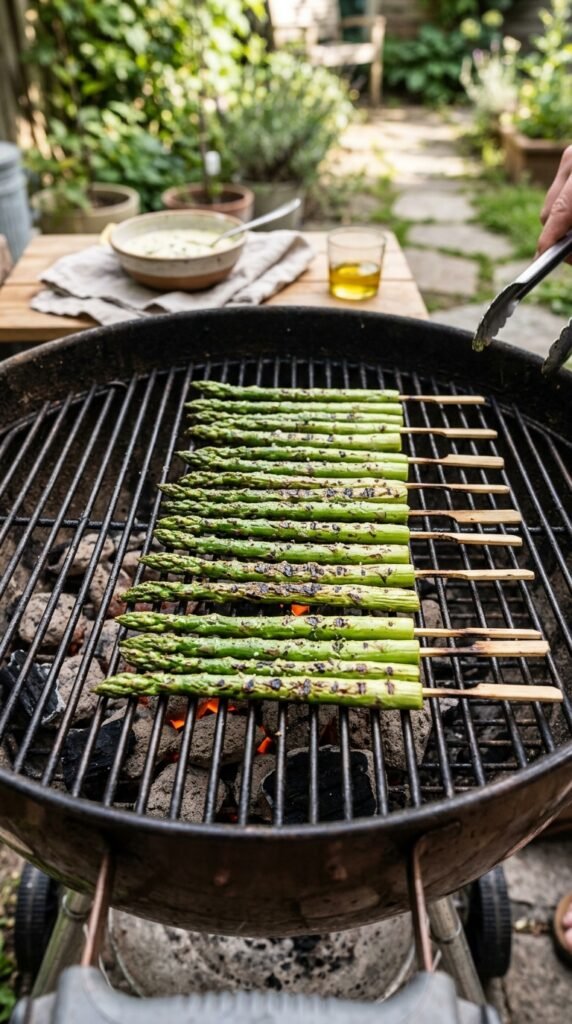 Grilled Asparagus Skewers
