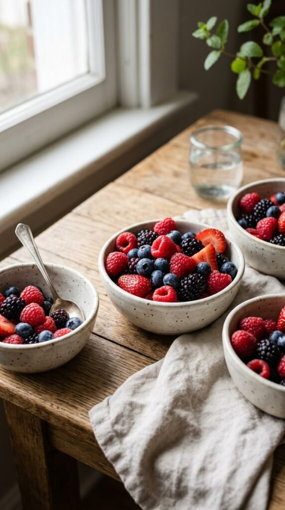 Simple Berry Bowls