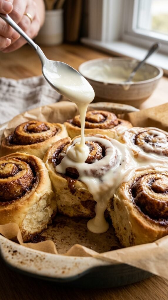 Drizzle the Creamy Icing