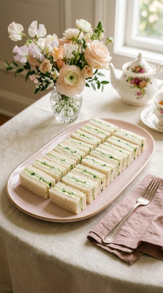 Light Cucumber Sandwiches