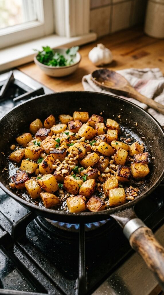 Garlic Potato Skillet