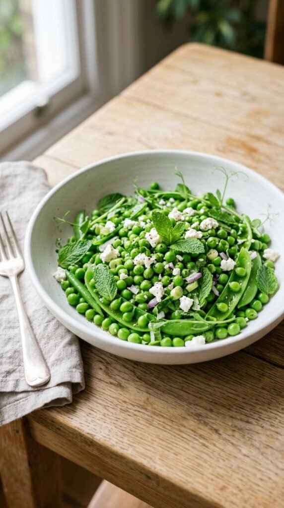 Spring Pea and Mint Salad