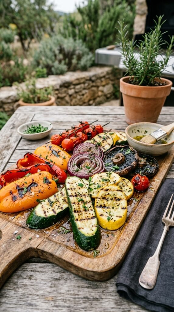 Garlic Grilled Vegetables