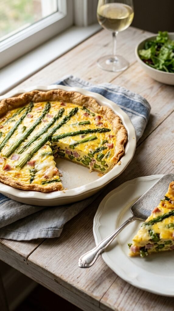 Asparagus Quiche